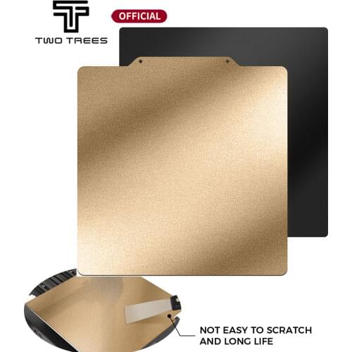 Twotrees New Double Sided PEI Spring Steel Sheet (Textured) With Magnetic Base 220/235/310mm For 3D Printer Hot Bed