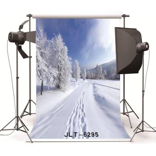 Background Vinyl Photography Backdrops Winter Ice Tree Computer Printed Backdrop for Photo Studio Baby Children Wedding