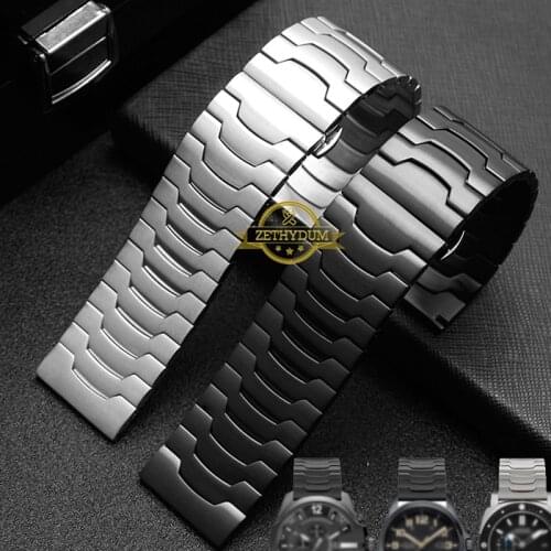 High quality 316Lstainless stee bracelet 26mm watchband solid metal straps for mens Watch straps teel wristwatchesband