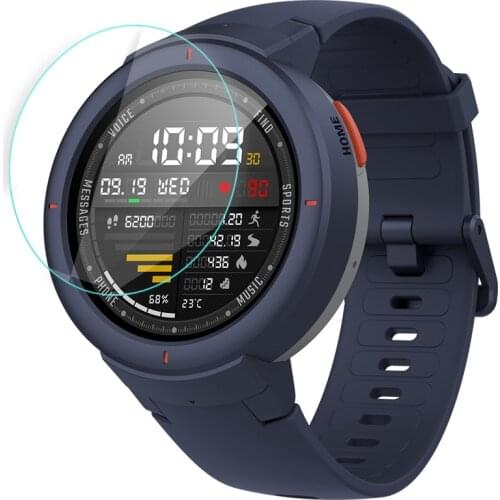 2pcs/lot Tempered Glass for Xiaomi Huami Amazfit Verge 3 Protective Glas Screen Protector