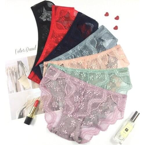 Jian Peng Woman Sexy Panties Erotic crotchless g-string Porn Lace transparent underwear Underpants sexy thong Tanga Women Sexy