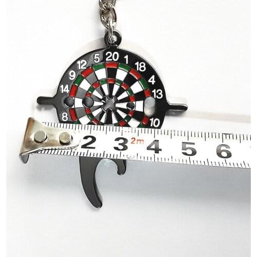 1pc Keychain Dart Wrench Tighten Tool Mini Darts Shafts Opener Game Multi-function Bottle Outdoor Camping Beer Indoor Tool G3N5