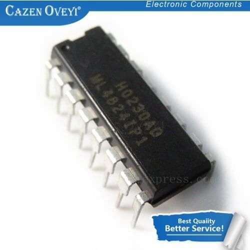 1pcs/lot ML4824CP-1 ML4824CP1 ML4824IP1 ML4824 DIP-16 In Stock