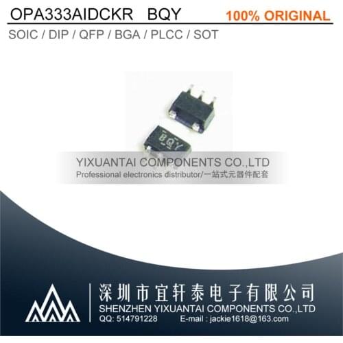 10pcs/lot 100% original OPA333AIDCKR OPA333 BQY SC70-5