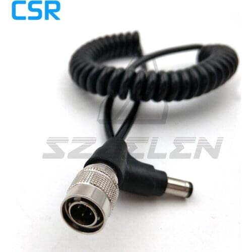 Hirose connector 4-pin to dc5.5/2.5 for For Sony FS7/F55 power out to dc2.5 monitor power cable