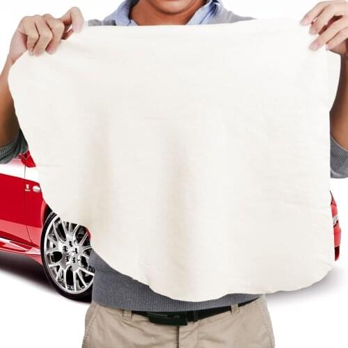 40*60CM Natural Shammy Chamois Leather Car Cleaning Towels Drying Washing Cloth New Arrival