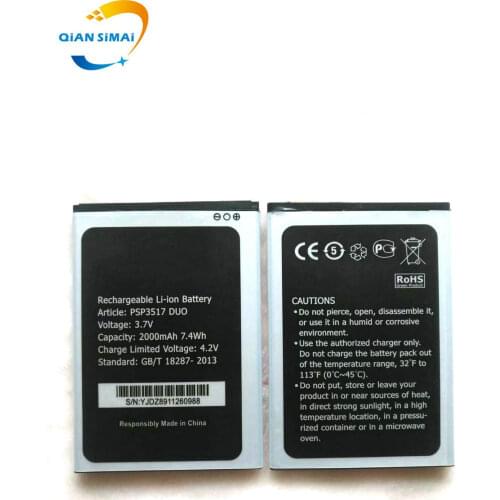 QiAN SiMAi 1PCS New 100% High Quality PSP3517 DUO PSP3517 Battery for Prestigio Wize M3 PSP3517 Duo
