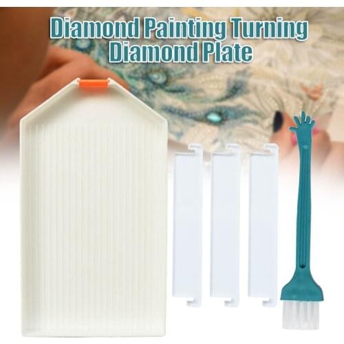 Diamond Painting Trays Multifunctional Sorting Tools DIY Art Craft Rhinestone Plate Accessories DL