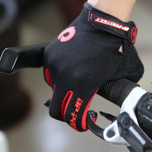 Wholesale BPPROTECE Cycling Gloves Full Finger Gel Pad MTB Bicycle Bike Gloves Sports Riding Mountain Bike Gloves