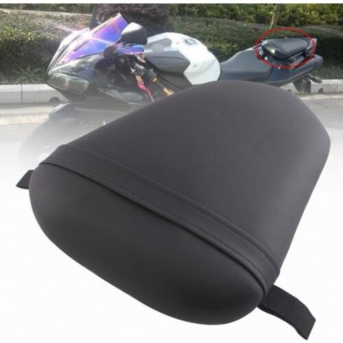 Black Motorcycle Passenger Rear Seat Pillion Cushion Seat Pad For YAMAHA YZF-R1 YZF-R12007 YZF-R1 2008