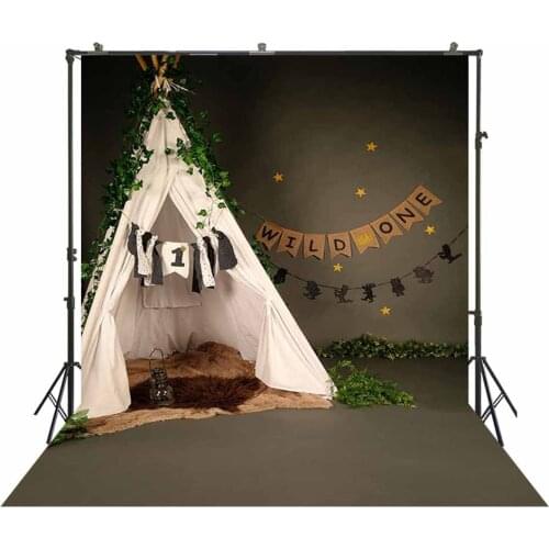 Photography Backdrop 1st Birthday Baby Shower Cake Smash Decor Photo Background Wild One Boys Jungle Studio Photocalls Props4993