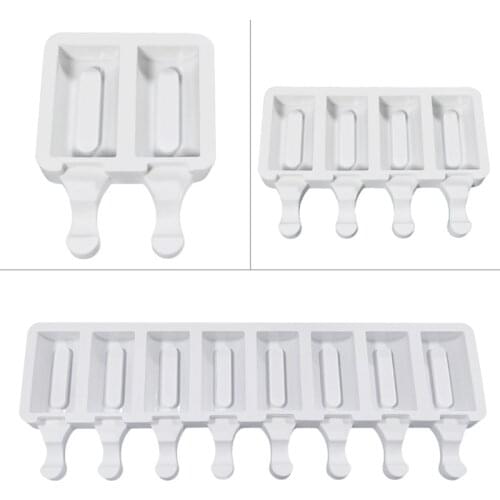 Mold Groove Silicone Ice-Pop Molds Homemade DIY Ice Cream Maker Tool