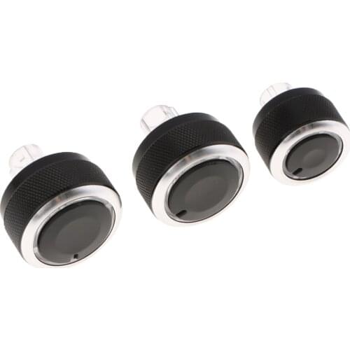 Chrome A/C Heat Control Air Conditioning Switch Knob for VW Golf Jetta MK4