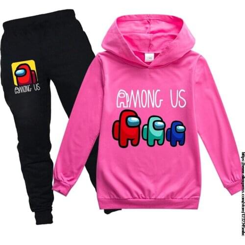 Game Among Us New Baby Clothes Suit Children Fashion Boys Girls Hoodie + Pants 2Pcs/Set Toddler Casual Kids Tracksuits 2-16Years