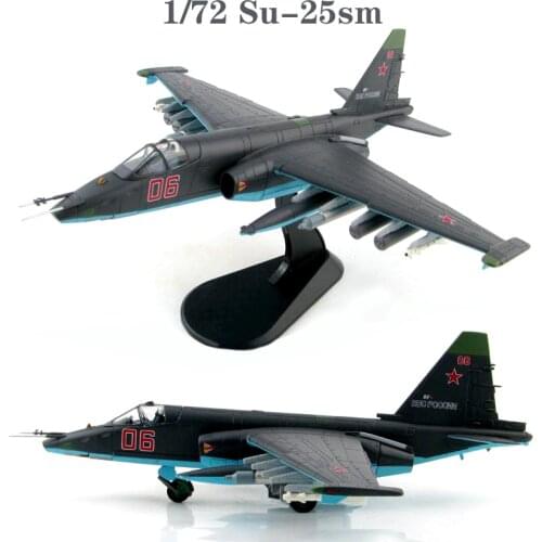 Fine 1/72 Su-25sm fighter model of Russian space force Alloy collection model