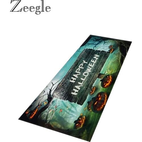 Halloween Carpet Kitchen Rug Anti-slip Shower Mat Living Room Carpet Hallway Floor Rug Washable Carpet for Bedroom Kids Room Rug