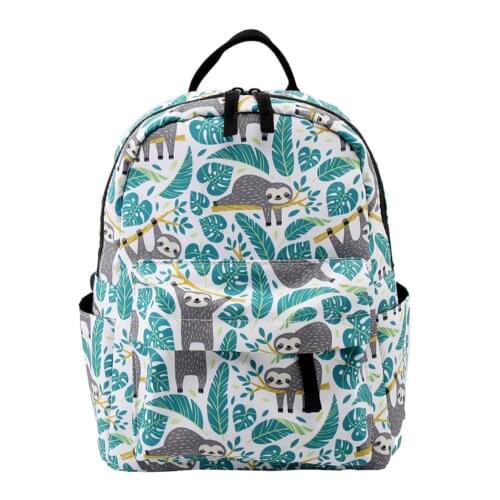 Sloth Children Backpack Comfortable Kids Toddler School Bags Dino Kindergarten Preschool 3-8 Years Old Schoolbag For Boy