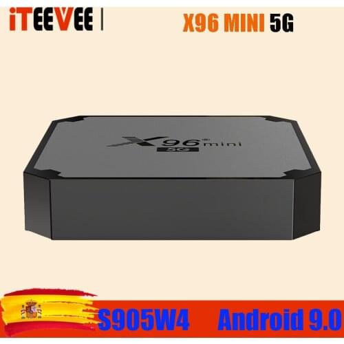 Android 9.0 X96 Mini 5G TV BOX 1G 8G 2G 16G Amlogic S905W Quad Core 2.4G WiFi 4K HD Media Player IPTV Set Top Box 20pcs/lot