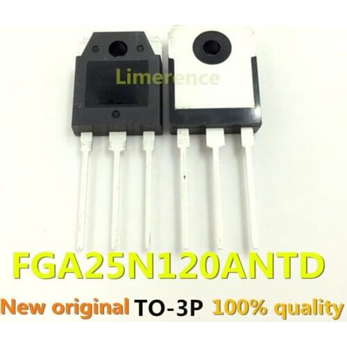 5PCS FGA25N120 FGA25N120ANTD TO3P 25N120 TO-3P New and Original IC Chipset