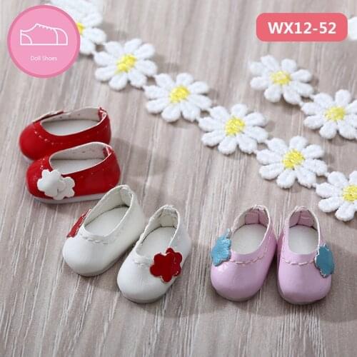 Shoes For Doll BJD Toki yosd Mini Toy High boots Red and White colors Shoes For LM supia BJD Dolls WX12-52 Doll luodoll