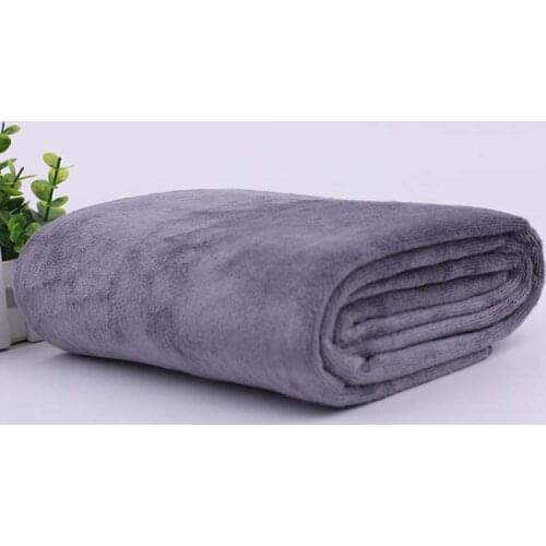 Microfiber Bath Towel Face Towels for Adult Solid Color Soft Super Absorbent Fast Drying Bathroom Beauty Sauna Towels