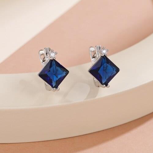 New Classic Design MultiColor Zirconia Stud Earrings for Women Jewelry Small Earrings Wedding Party Classic Gifts High Quality