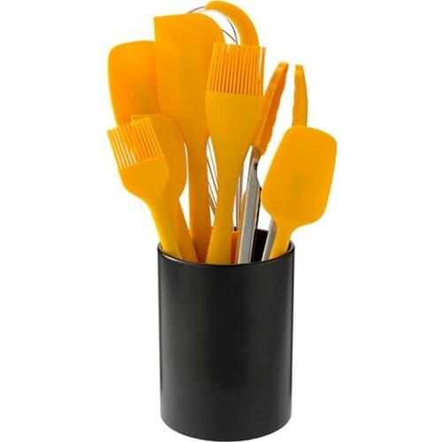 Silicone Utensil Heat-Resistant Food Grade Non Stick Spatula Oil Brush Food Tongs Egg Whisk Cookie Pastry Scraper Baking Tools