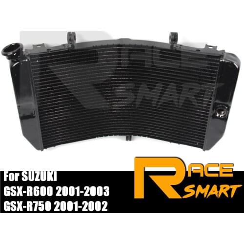 Motorcycle Radiator Engine Water Cooling Cooler System Parts For SUZUKI GSX-R 600 2001-2003 2002 GSXR600 GSXR 600 01 02 03 New