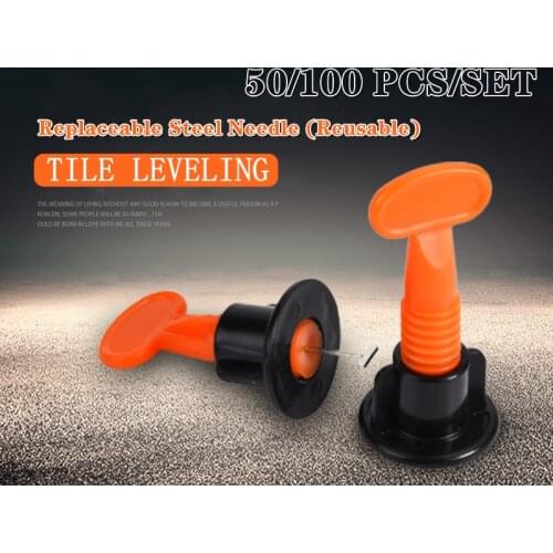 Level Wedges Tile Spacers 50/100/150Pcs Tile Leveling System Clip For Flooring Wall Tile Leveler Tool Tile Levels Tiling Spacers