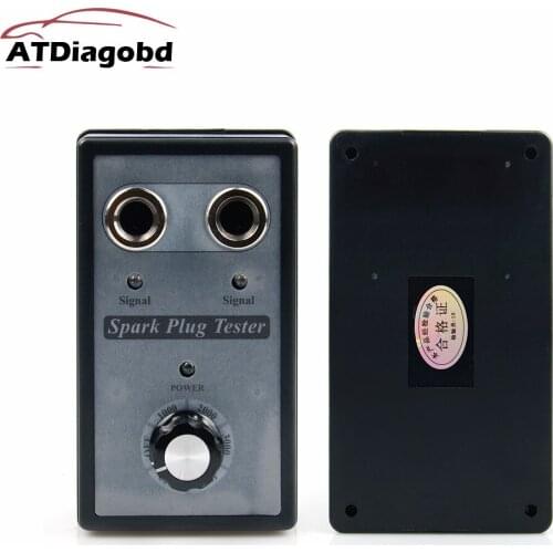 Car Spark Plug Tester Ignition Testers Automotive Diagnostic Tool Double Hole Analyzer for 12V Gasoline Vehicles Petrol Car