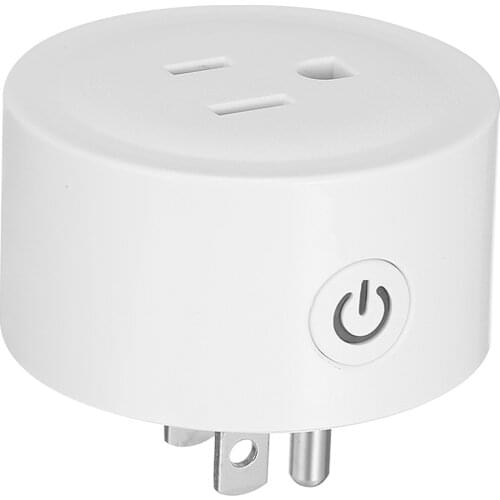 Mini Smart Plug WiFi Power Socket US Tuya APP Remote Control Timer, Voice Control Compatible with Google Home