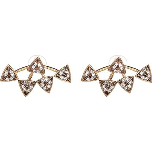 YaYi Jewelry Fashion Bohemia White Glass Crystal Rhinestone Dangle Women Hook Eardrop Wear Ear Band Long Tassel Earrings Gift