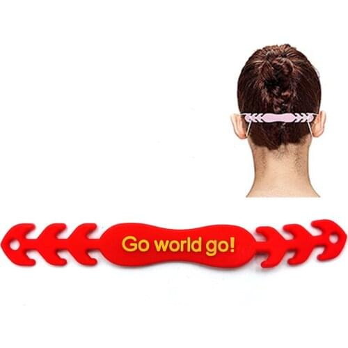 5 Pcs PVC Cartoon Mask Hook Buckle Ear Protectors For Kids Ear Pain Prevention Extender Mask Band String