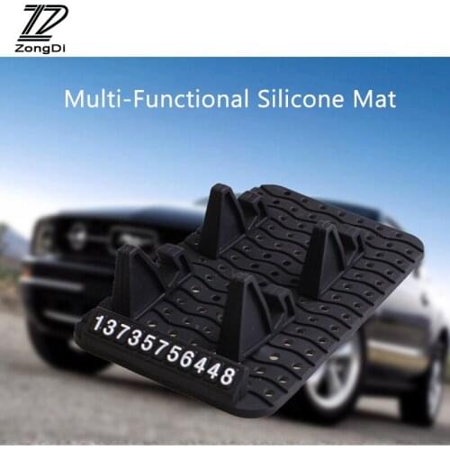 ZD 1Pc Multi-functional Cellphone Non-slip Mat For Peugeot megane 2 3 duster logan Lifan x60 Audi a3 a4 b6 b7 b8 a5 accessories