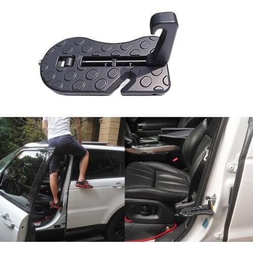 1 Pcs Universal Foldable Doorstep Car Foot Pedal Rooftop Ladder Luggage Holder