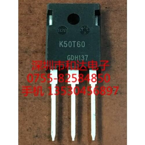 10PCS free shipping K50T60 IKW50N60T TO-247 50A/600V IGBT Field effect Triode new