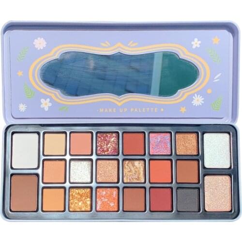 22 Colors Better Girl Eye Shadow Highlighter Bronzer Makeup Palette Pigmented Matte Shinny Tin Box Beauty Cosmetics