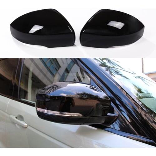 2Pcs Car Extetior Side Rearview Rear View Mirror Cover Trim for Land Rover Discovery 4 5 L462 Range Rover Vogue L405 Sport L494