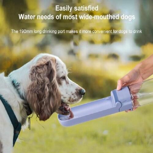 Pet Dog Water Bottle Silica Gel Portable Water Bottle Pets Outdoor Travel Drinking Water Dispenser Bottle Pet Supplies