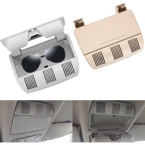 Glasses Case Car Sunglasses Roof Storage Box Sunglass Clip for Skoda Octavia Fabia Roomster 1Z0868565E Car Accessories