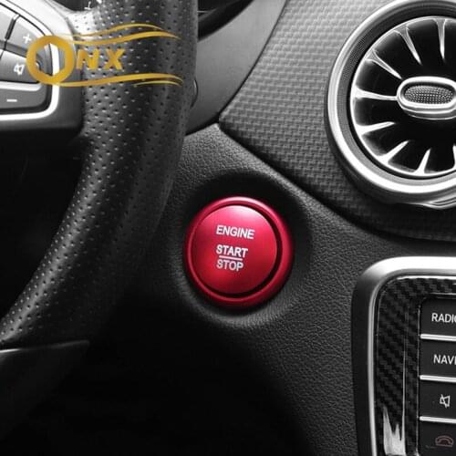 Car one-key start decorative sticker ignition ring For Mercedes-Benz GLA/cla200/220C class C200L