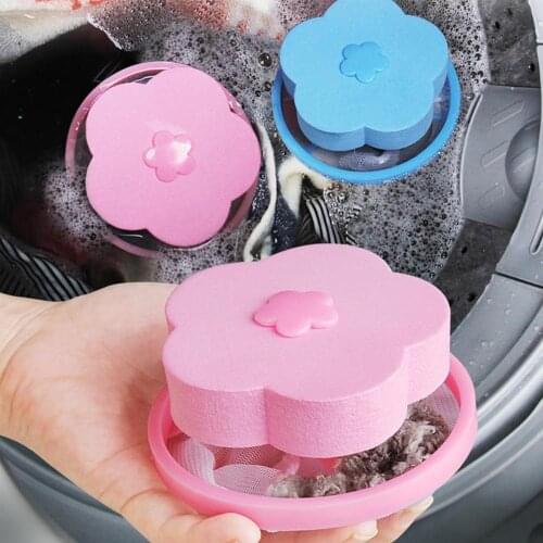 Washing machine filter mesh bag laundry ball disc fiber collector depilator hair filter home cleaning to remove debris anddander