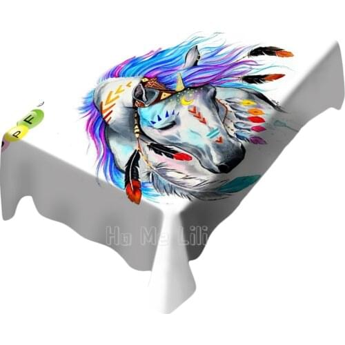 Sculpture Ideas Horse Art Sculpture Animal Art Table Cloth Polyester Waterproof And Oil Proof Multi Functional Decoration