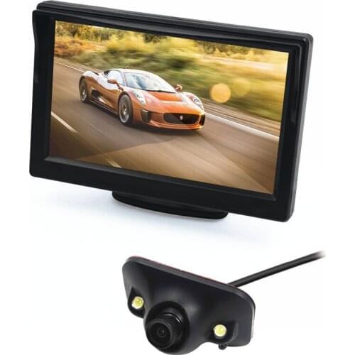 Intelligence side view camera system Parktronic blind spot detection with 5 inch monitor