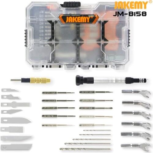 JAKEMY Multifunction Repair Tool Tools Set Carving Knife + Screwdriver Kit + Drills Woodworking Tools Kit Ferramentas Outillage