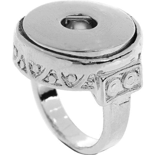 JaynaLee Ginger Snaps Ring fit 18mm or 20mm Ginger Snaps for women Men gift GJR8005