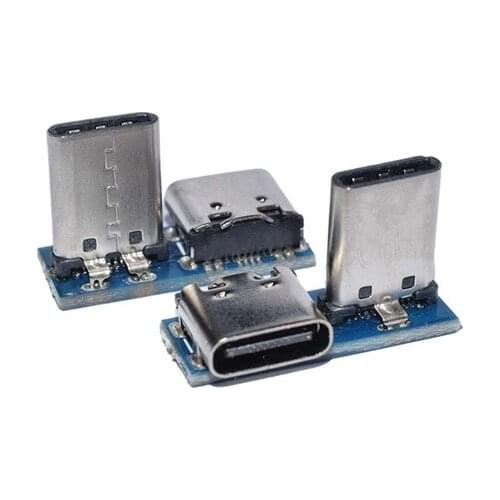 JHEMCU TYPE-C USB 90 degree angle conversion board/adapter board For F4 F7 Flight Control DJI HD VTX GEPRC iFlight