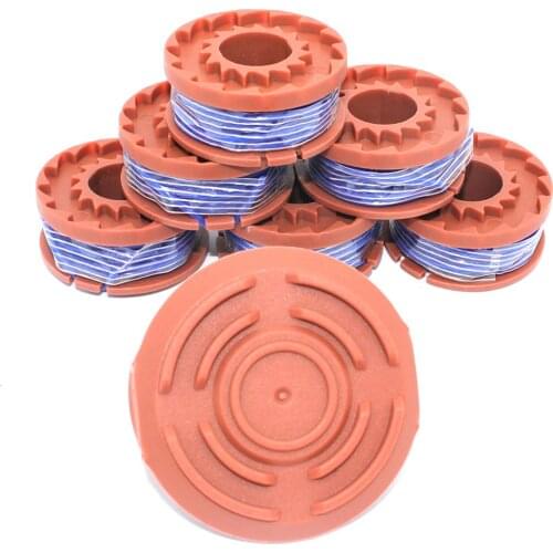 7PK Spools For Worx WG150 WG151 WG151.5 WG152 WG153 WG154 WG155 WG155.5 Weed Wacker Eater String Trimmer Replacement Spools Line