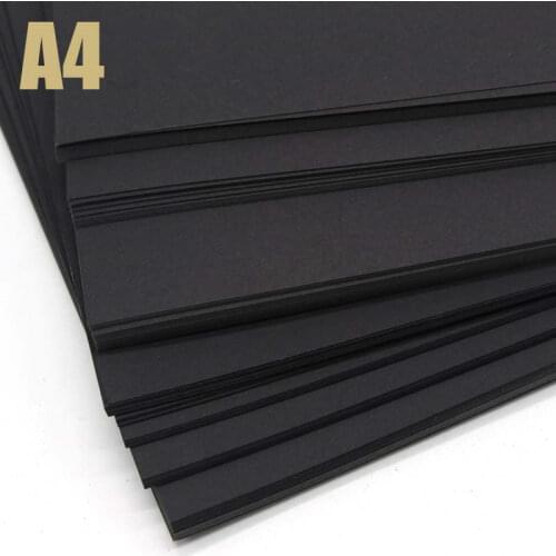 A4 Brown Kraft Paper DIY Handmade Card Making Craft Paper Thick Paperboard Cardboard 70-260gsm 10/20/50pcs High Quality