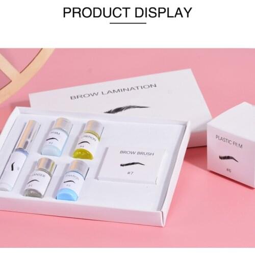 Brow Lamination Kit Professional Eyebrow Lift Kit Eyebrow Pomade Easy to Use Long Lasting for Eyebrow Salon at Home MA